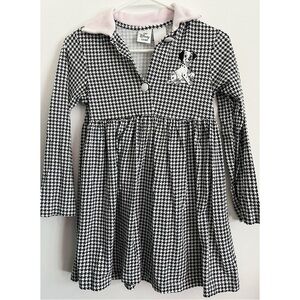 The Disney Store • 101 Dalmatians Black and White Plaid Kids Dress